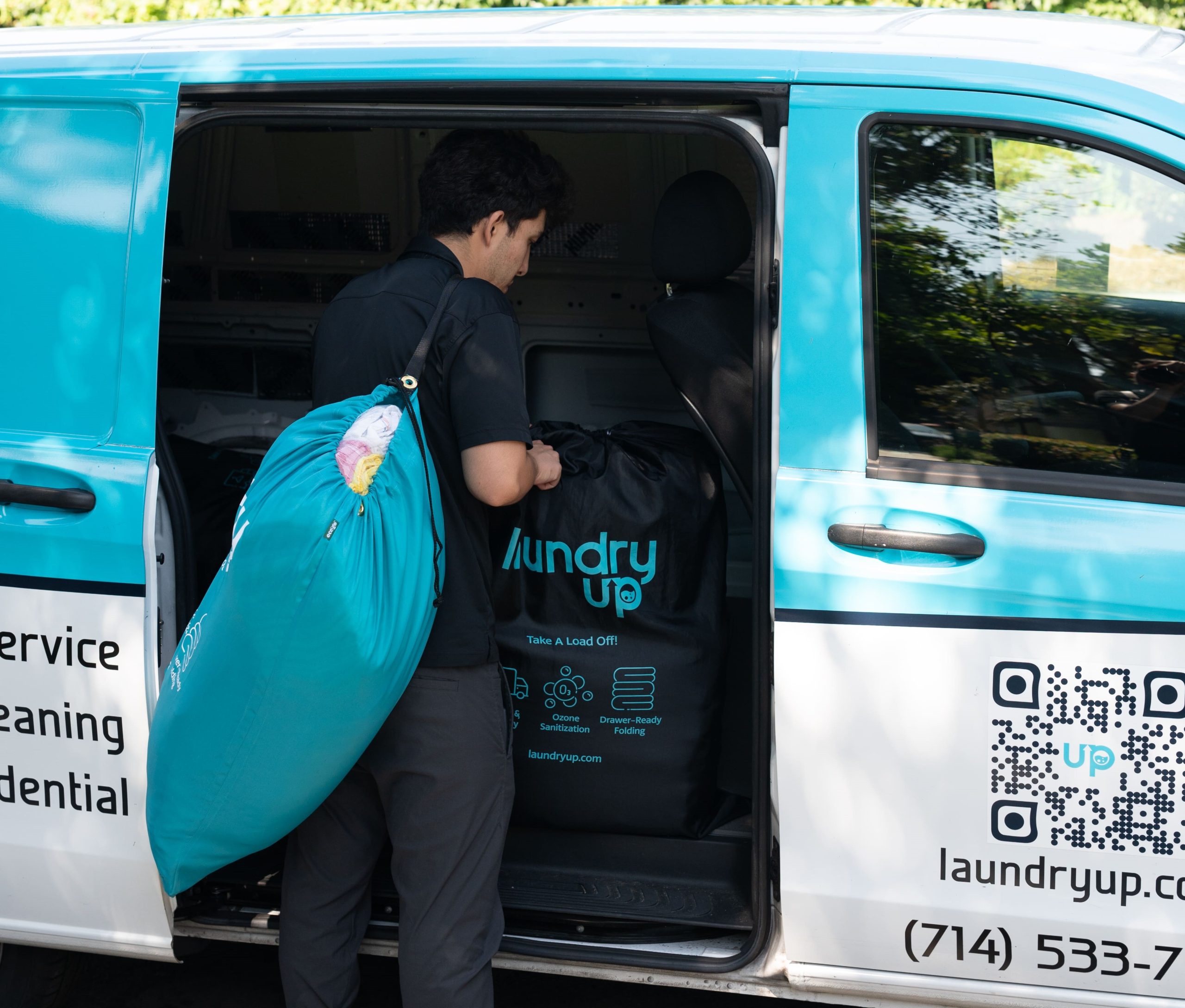 Convenient Laundry Lockers at Chapman University's Sandhu Residence